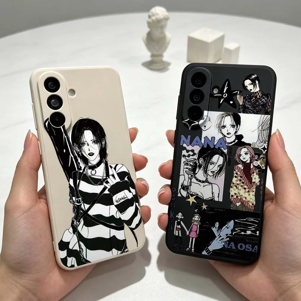Luxury NANA Anime For Samsung Galaxy A07 A14 A15 A26 A35 A36 A55 A56 A52 A34 A72 A17 A71 Soft Phone case Gift