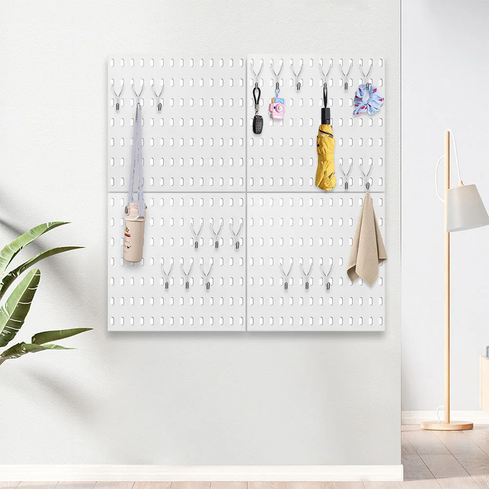 

50Pcs Pegboard Hooks Heavy Duty Metal Pegboard Accessories Garage Tool Organizer Kitchen Bedroom Study Storage Rack Hooks