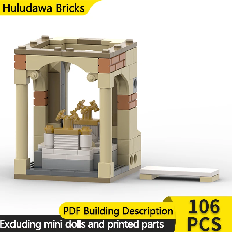 

Magical Movie Model MOC Building Bricks Luxury Big Bathroom Modular Technology Children Holiday Gifts Assemble Toys Suit