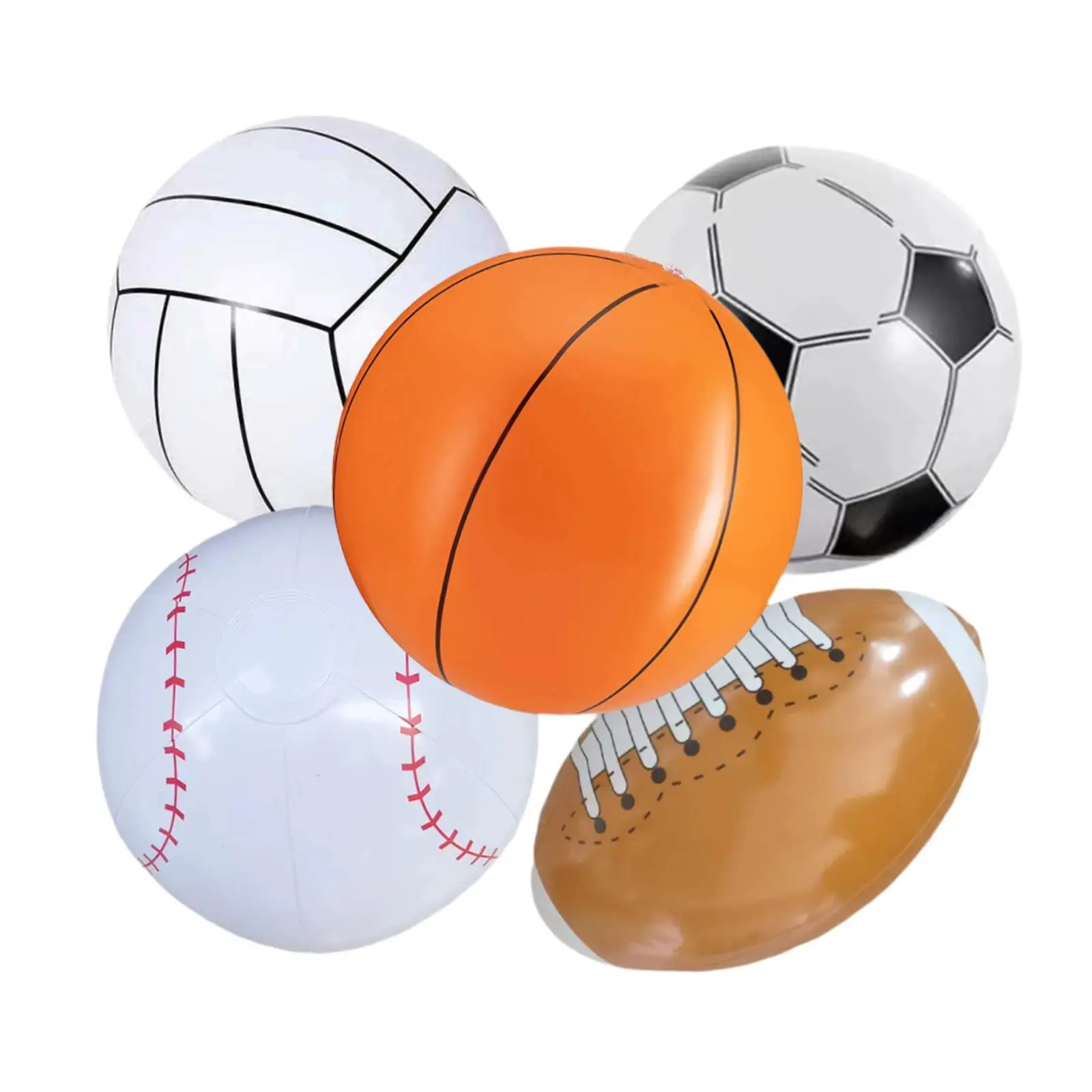 كرات الشاطئ القابلة للنفخ، كرات رياضية، هدايا للأطفال والكبار، ألعاب جديدة للحفلات