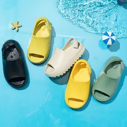 LItfun Summer Kids Sandals Comfy Baby Adjustable Slippers Thick Sole Non-Slips Bathroom Slippers NO-Odor Children House Shoes