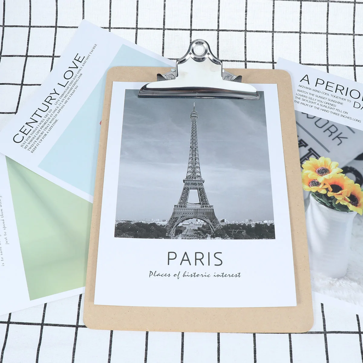 

Папка для буфера обмена в твердом переплете, размер А4, устойчивый к царапинам, низкопрофильный зажим, идеальные заметки для офиса, школы, больницы