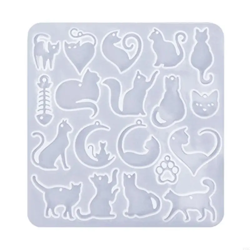 195C Crafting Moulds Cats Jewelry Making Moulds Perfect for Hand-Making Jewelry