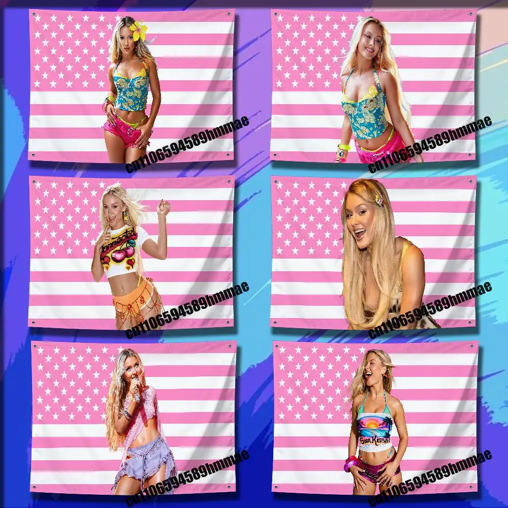 For Zara Larsson Midnight Sun Girls Trip Flag 50*70cm 60*90cm 80*120cm 100*150cm 150*200cm Camp Wall Banner Tapestry Cover