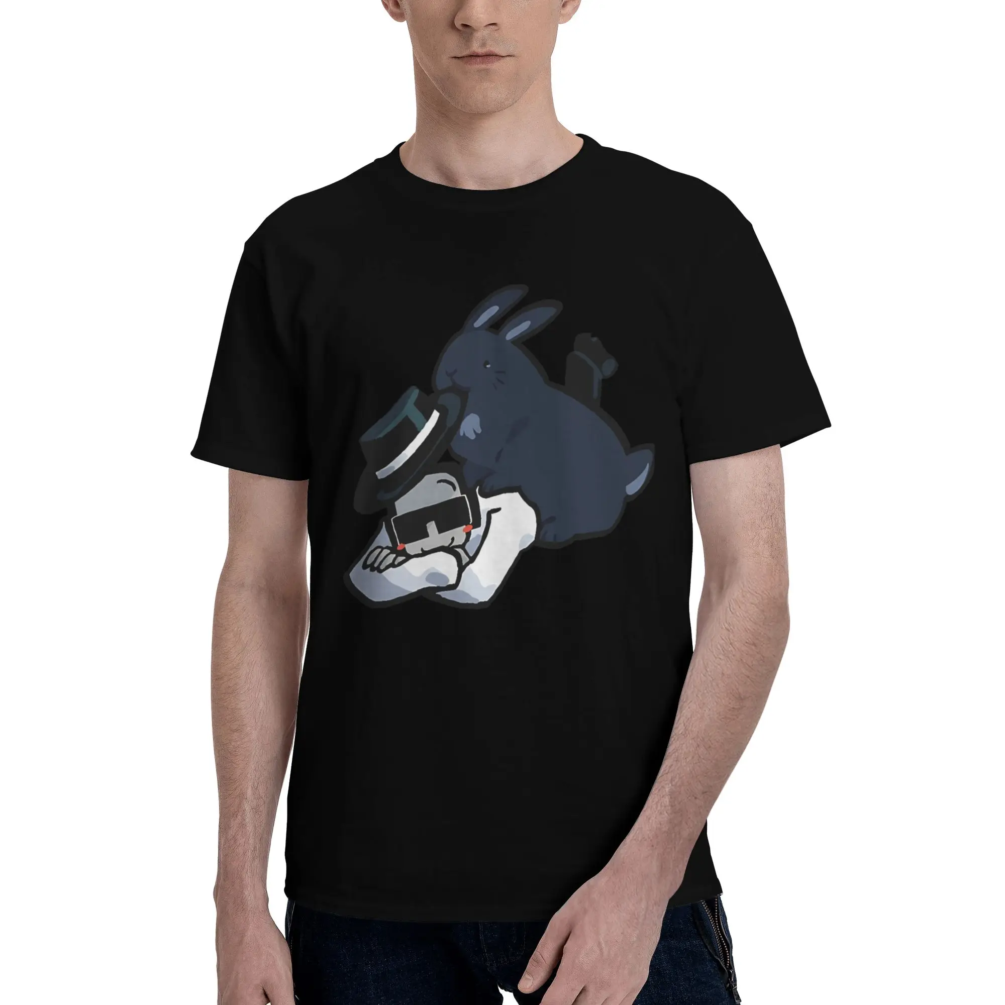 Forsakens Chance and Spade Men T Shirts  Fun Tee Shirt Short Sleeve Round Collar T-Shirts 100% Cotton Gift Idea Tops