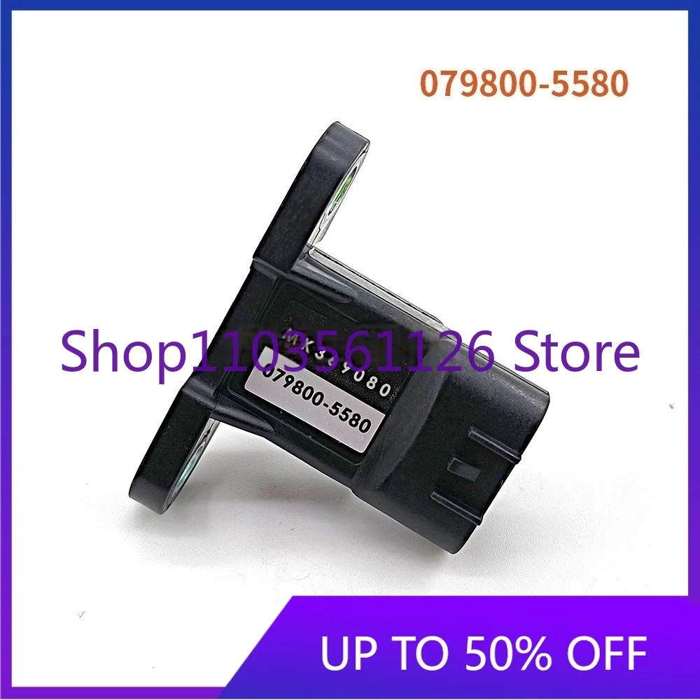High Quality Excavator Intake Pressure Sensor Compatible with 079800-5580 5550 5890