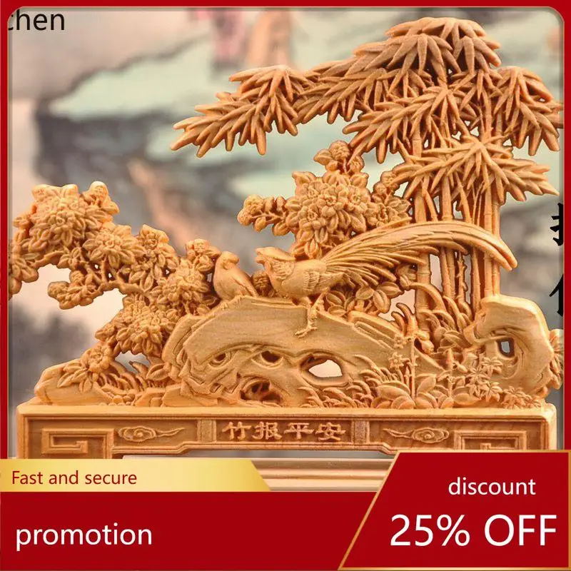 

Hxl solid wood carved living room ornaments crafts root carving entrance hall