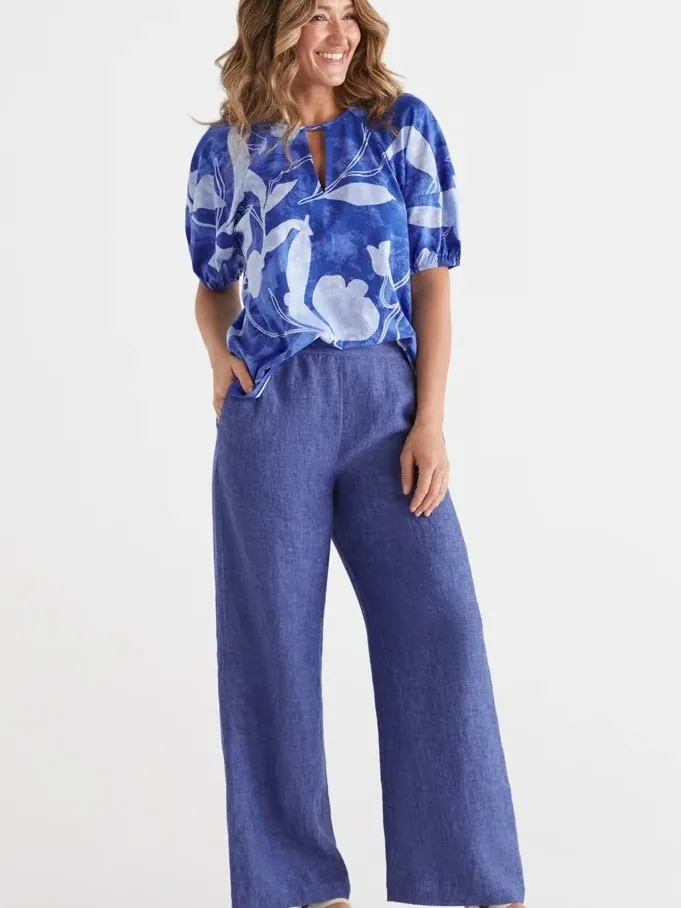 

Элегантные простые брюки с высокой талией из хлопка и льна, прохладные, комфортные, дышащие, повседневные, прямого кроя, больших размеров, женские брюки.