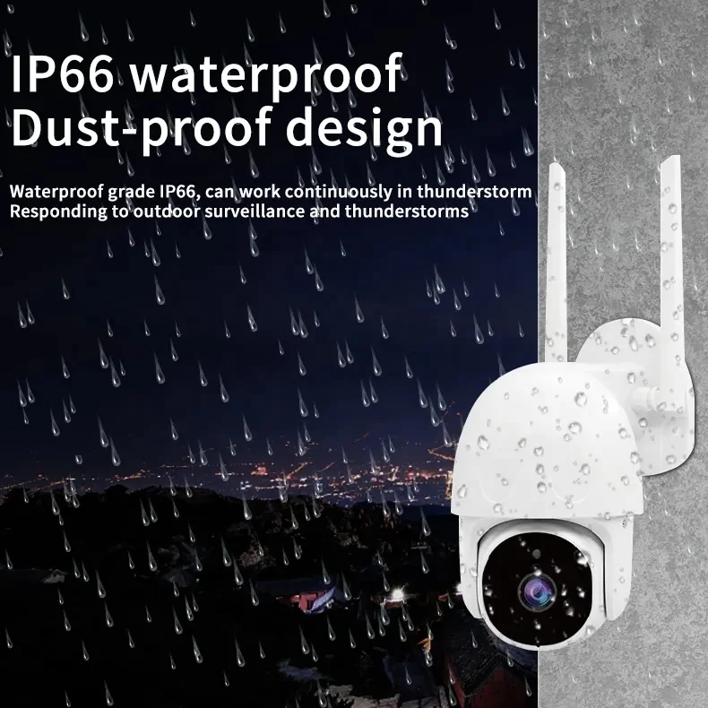 LCD مراقبة 4CH واي فاي نظام الكاميرا CCTV شاشة LCD أمن الوطن PTZ في الهواء الطلق كاميرا IP لاسلكية CCTV واي فاي Nvr عدة #6