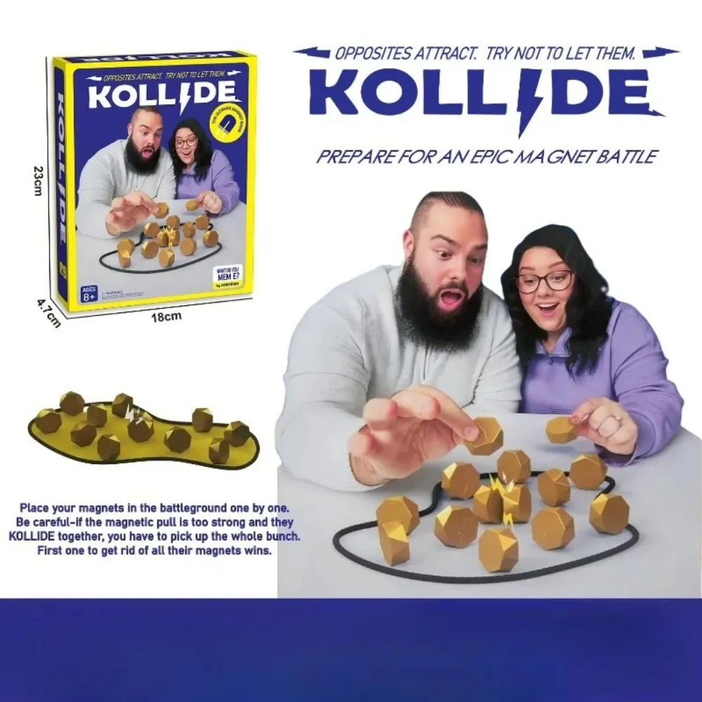 Nieuw magnetisch schaakspel, interactief magnetisch bord, bordstrategiespel, stenen spel, familiespel, draagbaar, interessant, spel