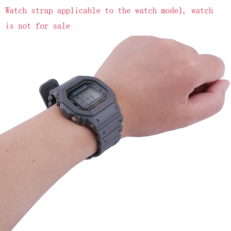 16mm Resin watch band and case compatible for Casio DW-5600 5000 GWX-5600C GW-B5600 watch strap men women rubber sport wristband