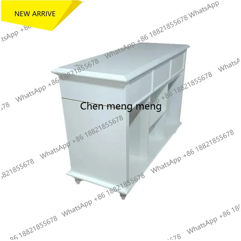 

G153 Vevor Modern Reception Desks Front Desk Office Furniture Reception Desk Table Artificial Board Furniture
