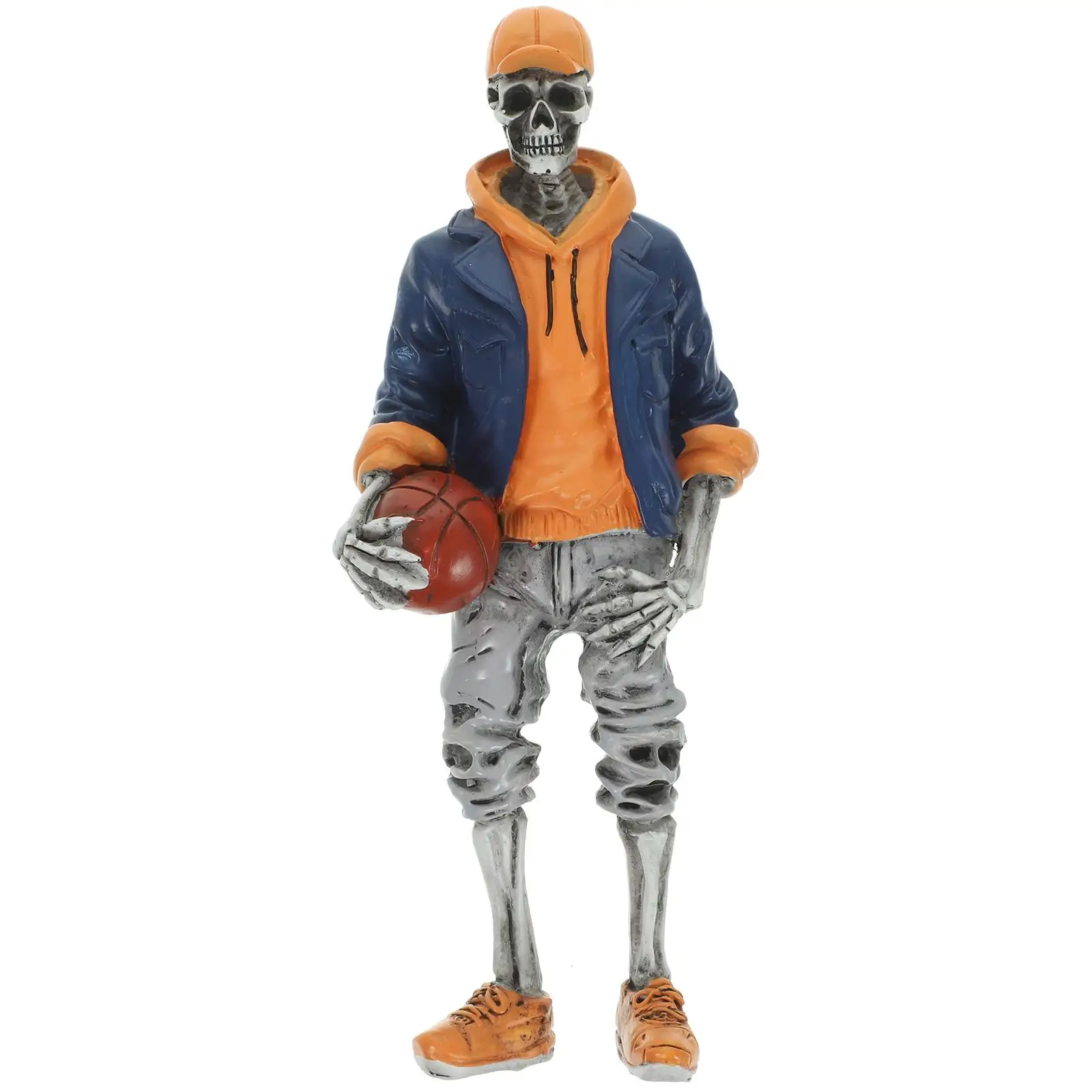 

Statue Decoration Halloween Garden Resin Decor Desktop Garden Figurine Ornament Crafted Detail Practical