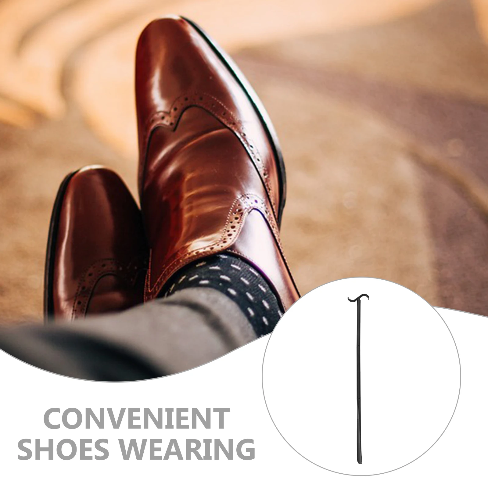 

Plastic Long Handle Shoehorn For Easy Shoe Wearing Elderly Men Women Portable Shoe Helper Tool Travel Friendly Ergonomic Design