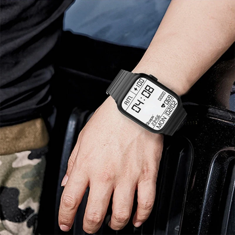 Roestvrij Stalen Band Metalen Armband Voor Apple Horloge Band Iwatch Ultra 49Mm 42Mm 44Mm 41Mm 45mm 38Mm 40Mm Polsbandje