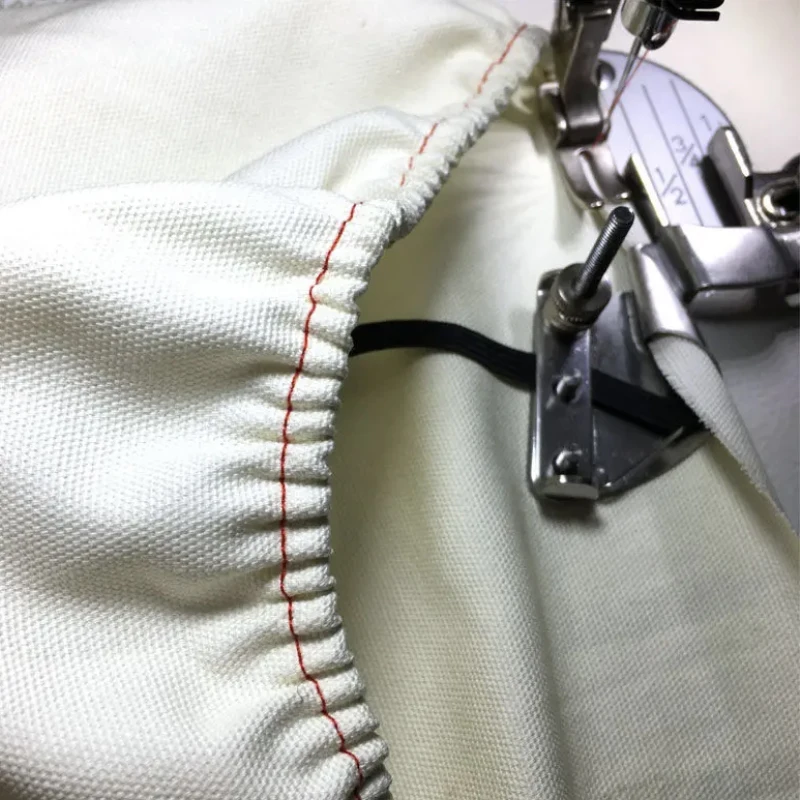 Easy Setting High-efficiency Production Device Sewing Machine Rubber Elastic Band Hemming Tool Single Needle Machine Spare Parts