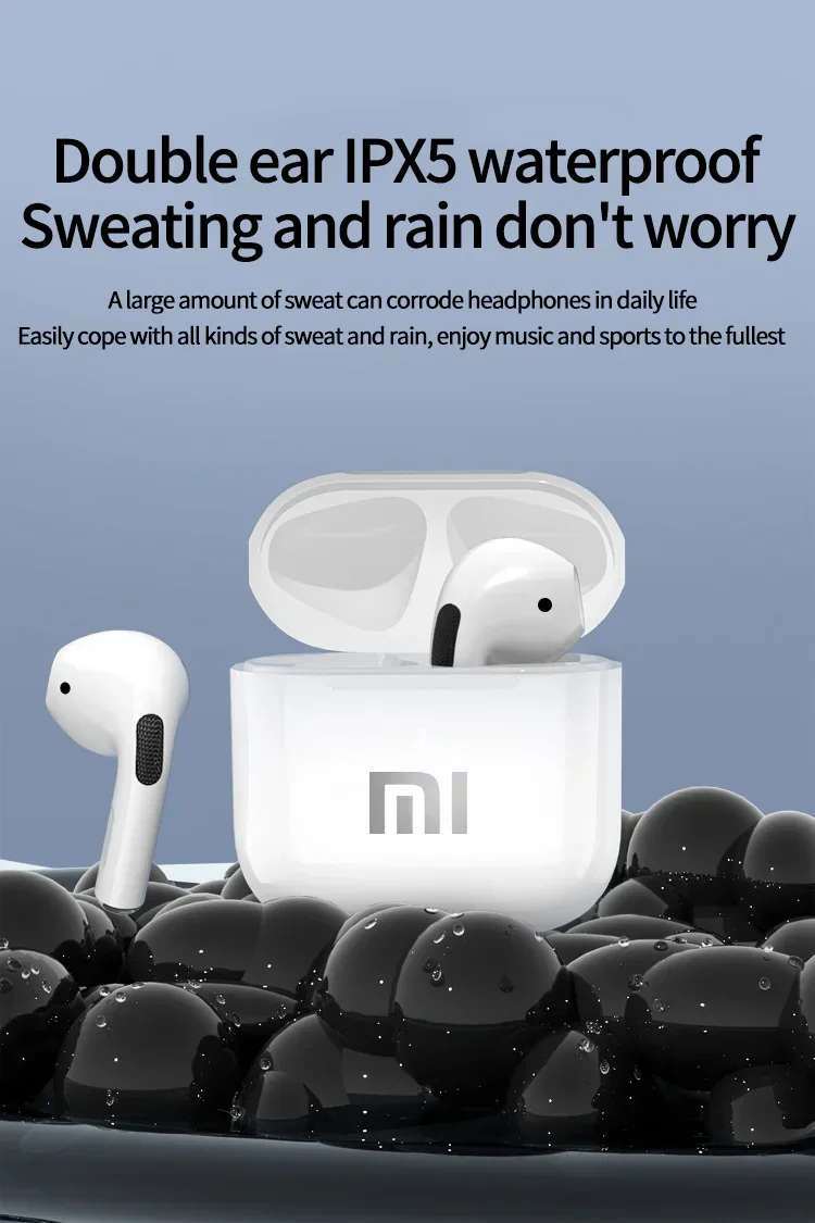 Xiaomi Buds سماعات أذن لاسلكية بلوتوث 5.3 سماعات TWS HIFI مقاومة للماء سماعة ألعاب رياضية كابل حمل مع ميكروفون