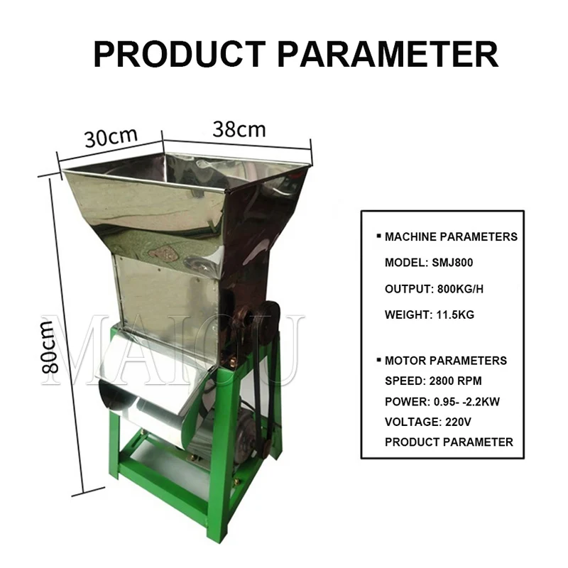 Elektrische Cassave Rasp Machine Taro Raspen Machine Zoete Aardappel Grinder Machine
