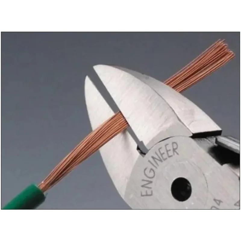 Japanese ENGINEER NS-06 Precision Micro Nippers - High Carbon Steel Blades, Jewelry Craft, Flush Cut, Anti-Rust