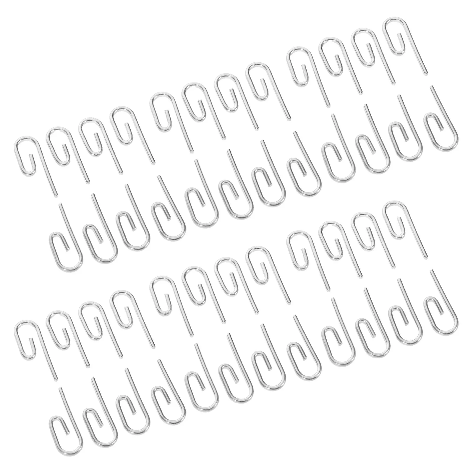 50Pcs Metal Curtain Hooks Sturdy Load-Bearing for Heavy Curtains No-Drill Hidden Hanger Ideal for Wave Drapes Rv Shower Curtain
