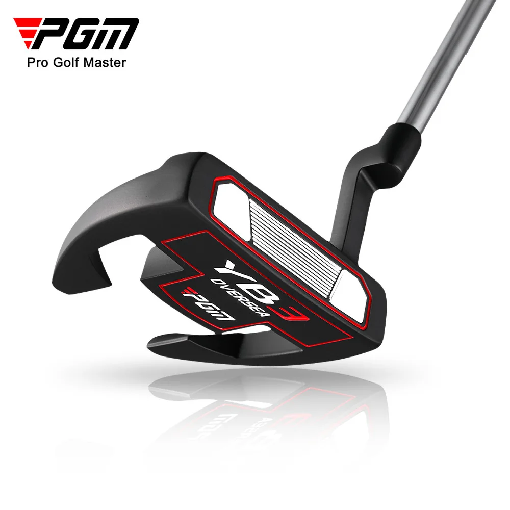 PGM Golf Men's Putter Single Club Golf Horn Type Men's Club مع خط تهدف الهدف تحسين الدقة يجعل المزيد من الضربات