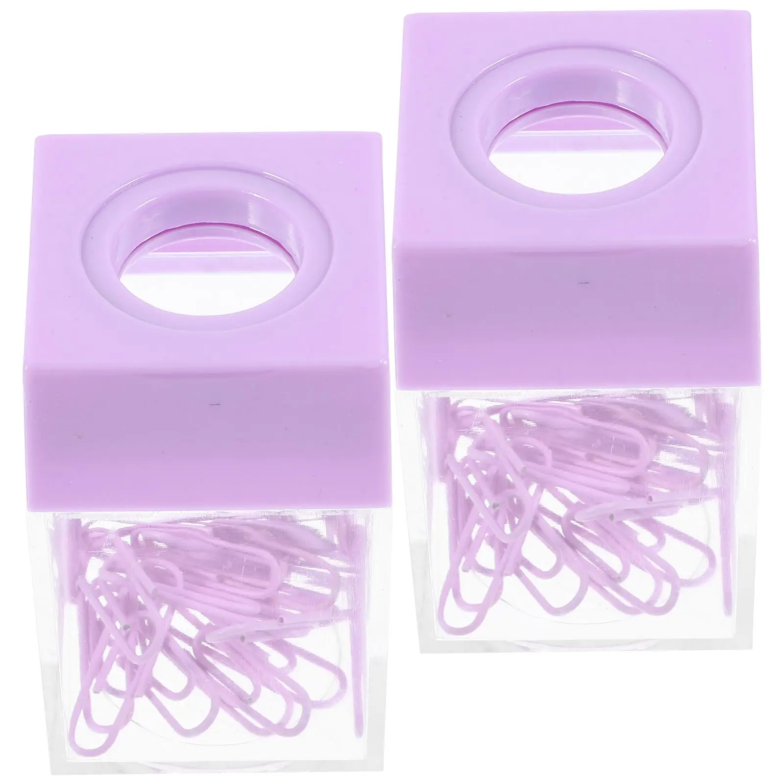 

2 Pcs Creative Square Storage Bucket Wear Resistant Safe Long Lasting Study Work Desk ganizer Simple Design Keep Neat