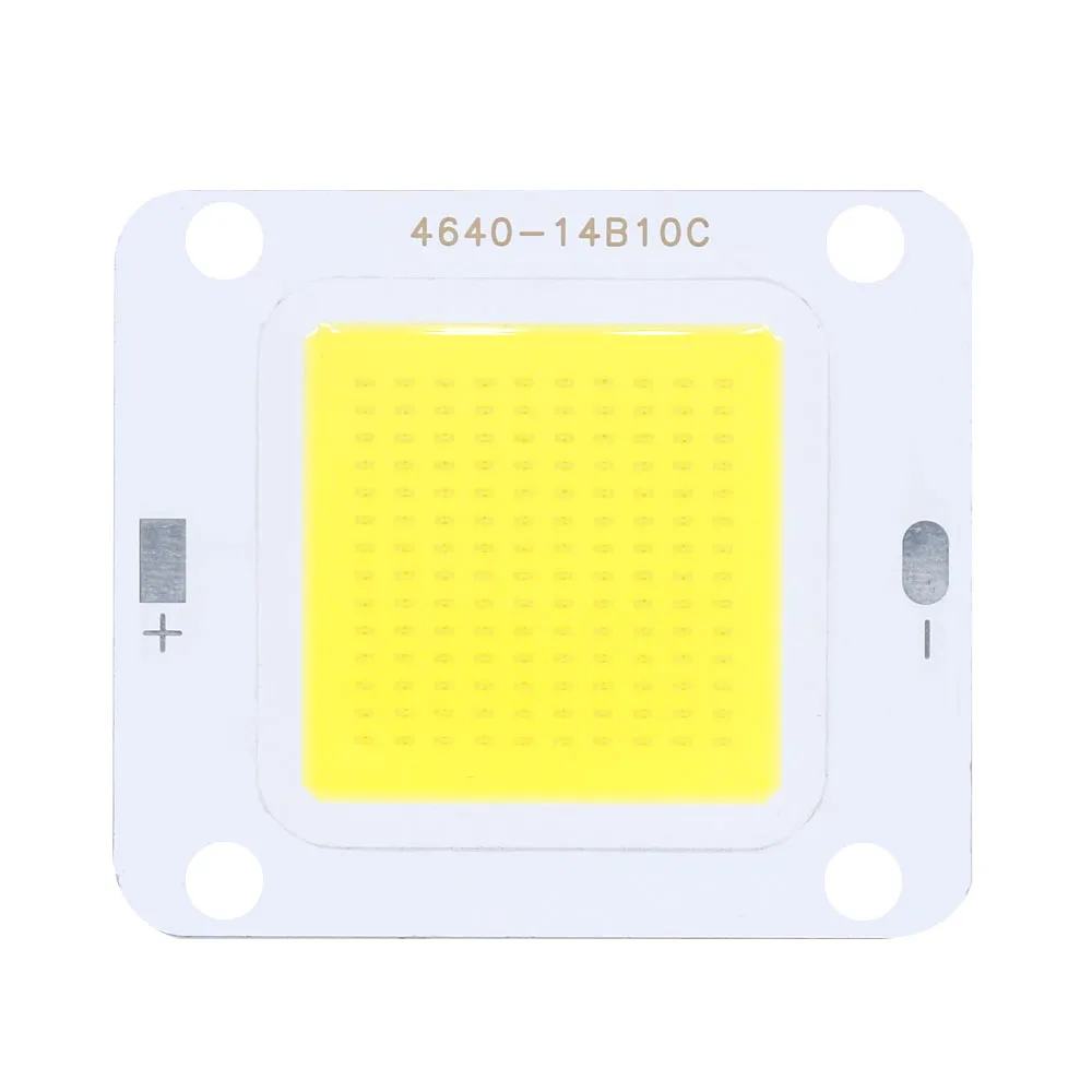 LED COB Chip 100W 70W 50W 30W 20W 10W Lampa o wysokiej jasności Wejście 30-34V Dla majsterkowiczów Reflektor zewnętrzny Reflektor zimny biały