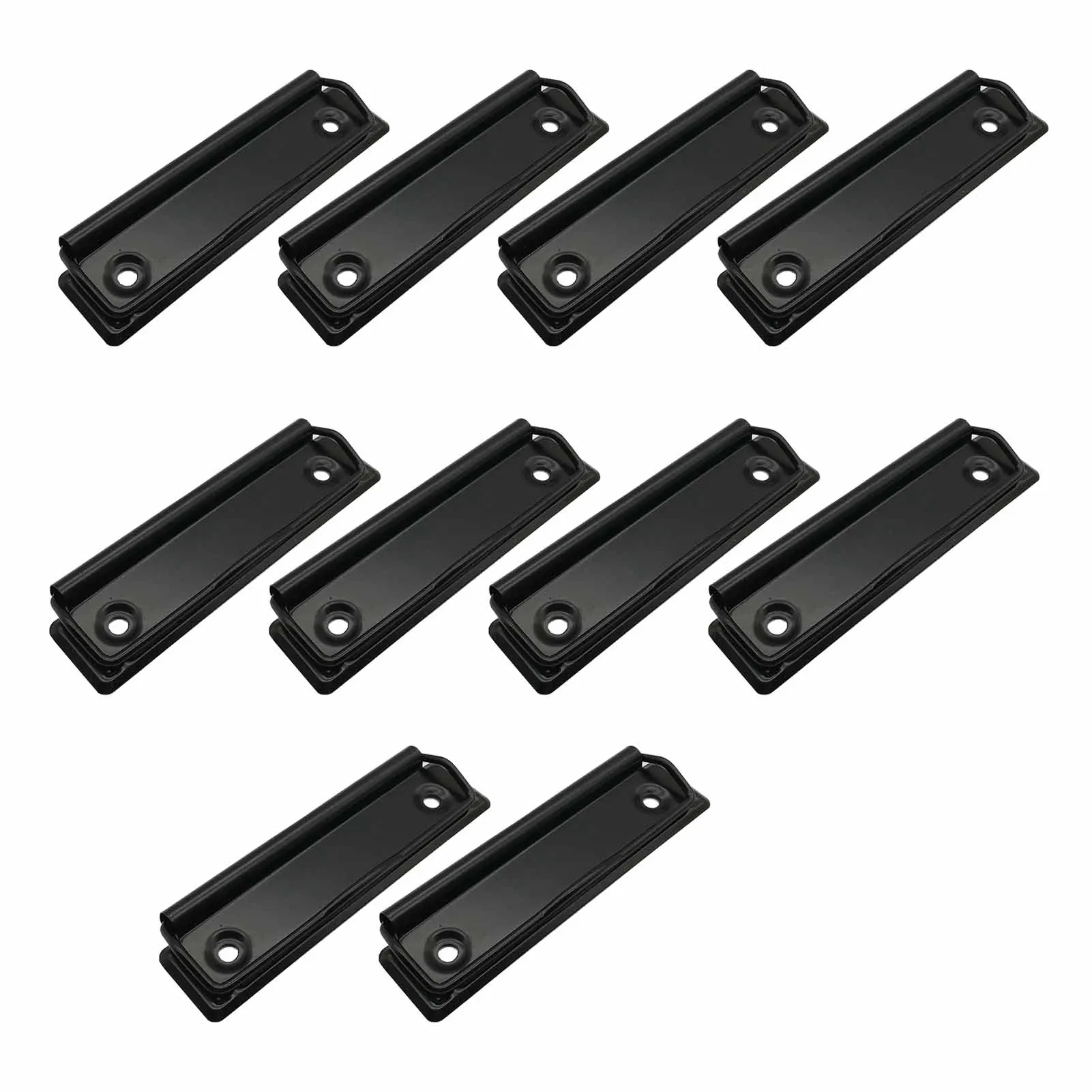 

10PCS Metal Clipboard Clip File Folder Clips Binder Clips with Screws Paper Storage Organizer School Supplies Office Stationary