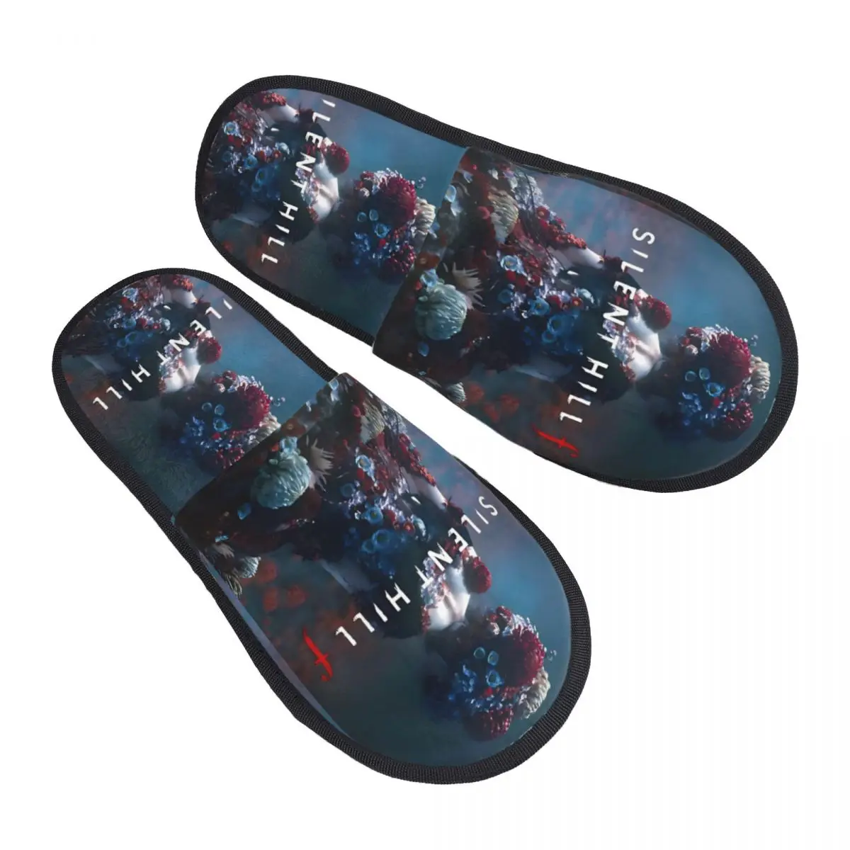 

Silent Hill F Beauty And Horror House Slippers Indoor Cozy Household Fur Slippers Slides Non-skid