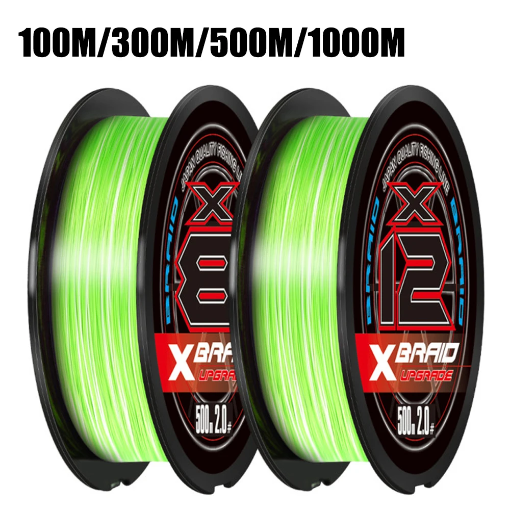 

Japan G-SOUL X12 Devil Upgrade X8 1000M 12 Braided Multifilament PE Line High Strength Fishing Line Saltwater Main Line Pesca