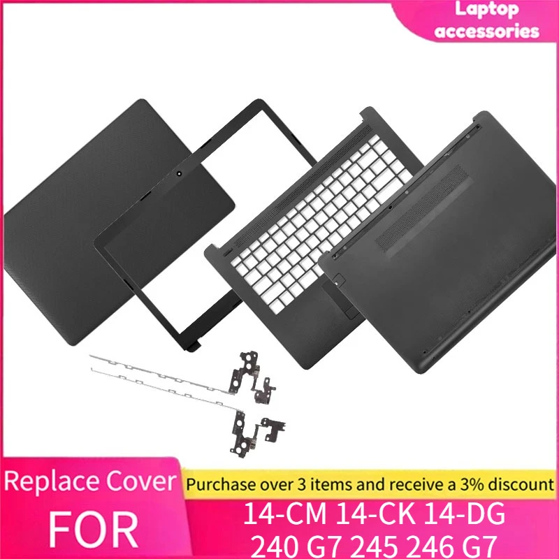 NEW Laptop Case For HP 14-CM 14-CK 14-DG 240 G7 245 246 G7 LCD Back Cover/Front Bezel/Hinge/Palmrst Upper/Bottom Case L44056-001