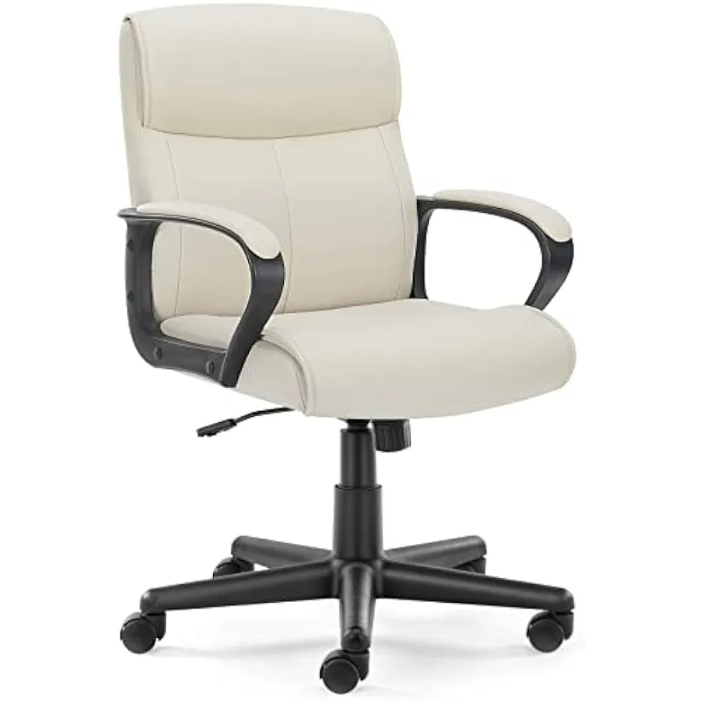 Cream Ergonomic Chair Executive Office Chair Computer Desk Chair With Padded Armrests Gaming Gamer Armchair Pc Swivel Furniture