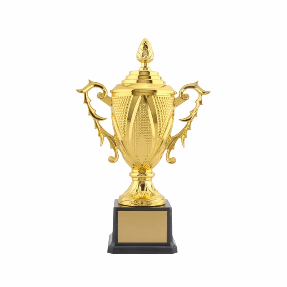 Gold Color Metal Trophy Metal Model Customizable Design Competition Trophy Large Size Children's Craft Winner Award Trophy