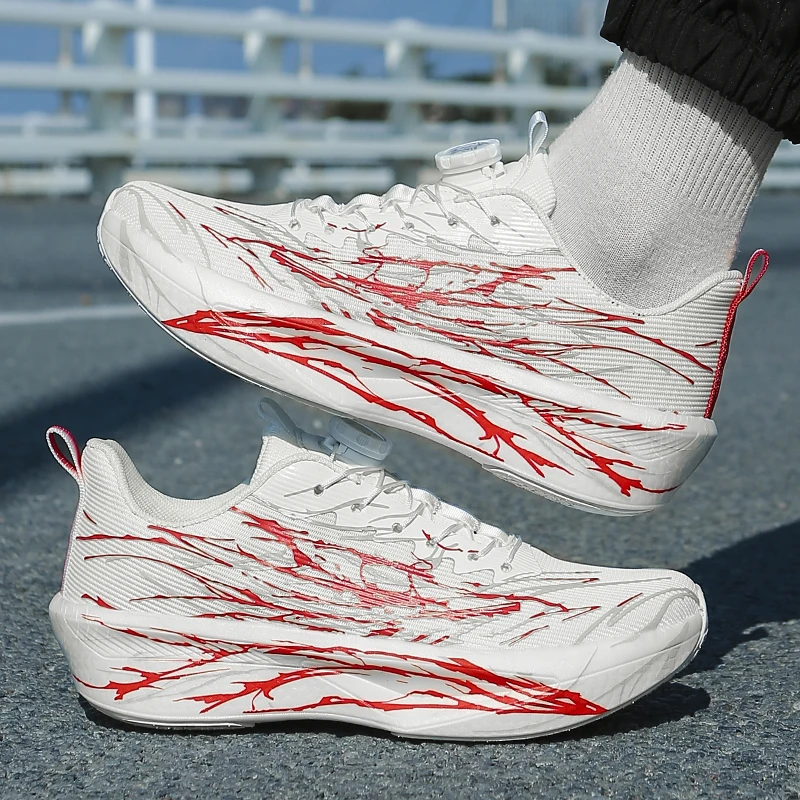 أحذية رياضية رجالية، أحذية رجالية، أحذية كاجوال، أحذية رياضية فاخرة، أحذية جري للسباق، أحذية بدون كعب عصرية قابلة للتنفس للرجال.