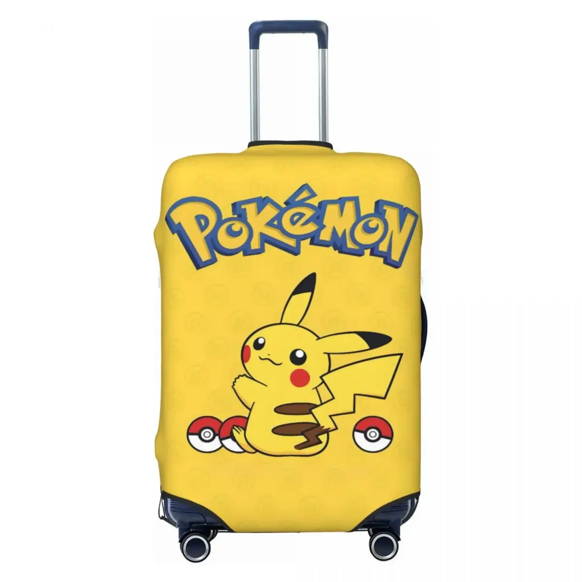 

Защитный чехол для дорожного чемодана с рисунком P-Pikachizer, эластичная ткань, подходит для багажа 18-32 дюймов, пылезащитный, моющийся, устойчивый к царапинам