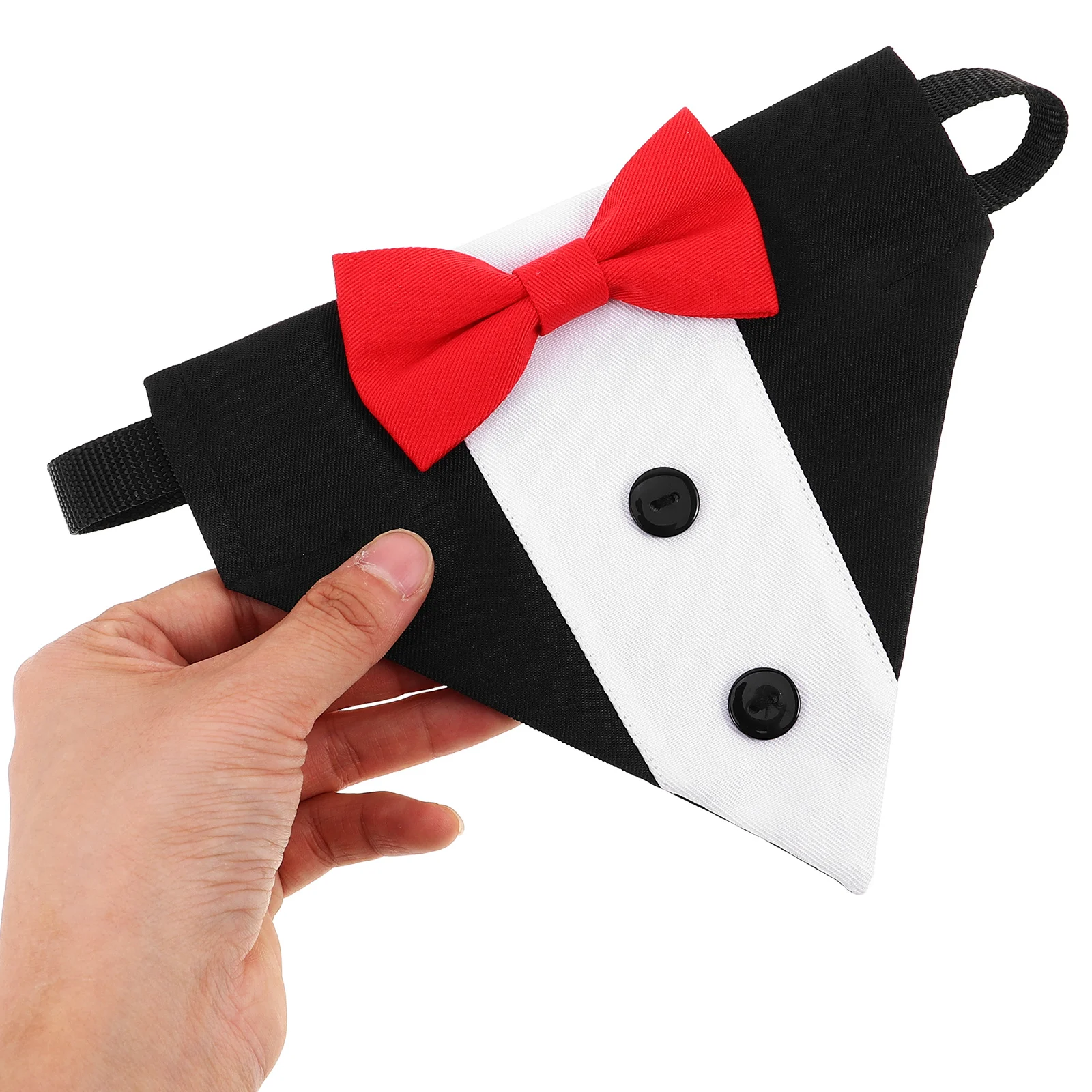 

Pet Triangle Scarf Plaid Bow Tie Adjustable Dog Bandana Scarf for Daily Holiday Use Dog Neckwear Drool Bib Medium Large Dogs