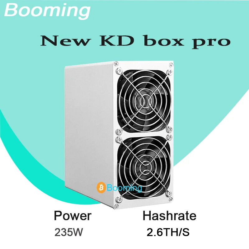 2024 Original New Goldshell KDbox KD Box Pro KDA Miner Hashrate 2.6T Mining Machine KD Box With PSU