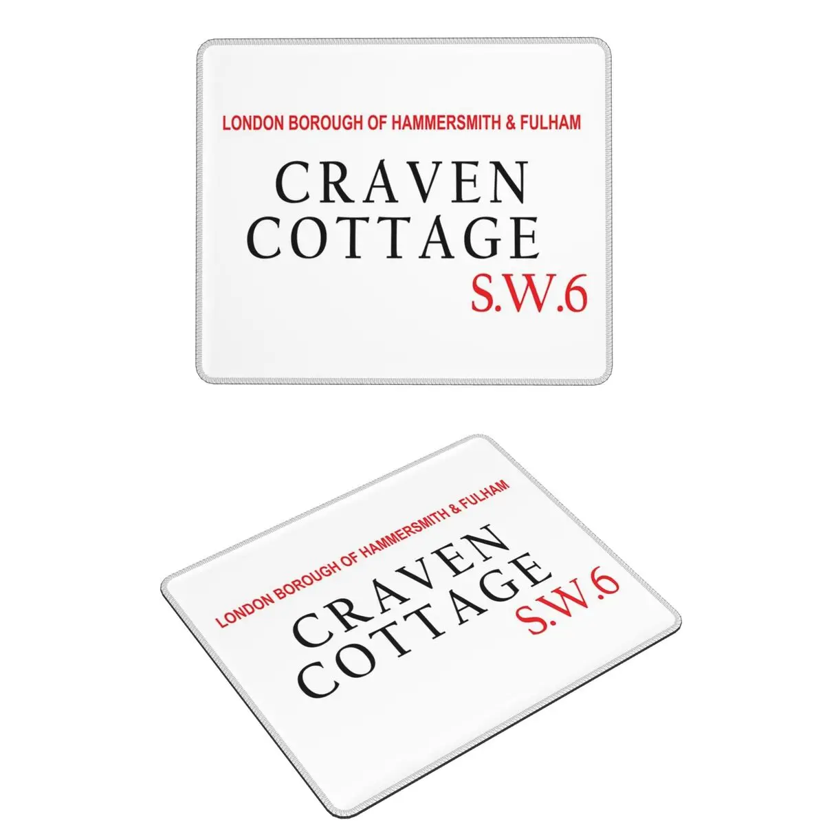 

Craven Cottage Fulham Sw6 Легкий коврик для мыши с капюшоном Компьютерная клавиатура Коврик для мыши Игровой ПК Ноутбук Настольный коврик Офисные настольные коврики