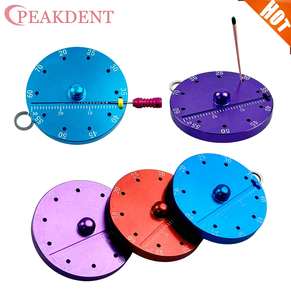 

1 шт. стоматологический эндодонтический измеритель-резак для гуттаперчи с мерной шкалой, круглая алюминиевая эндо-линейка, автоклавируемый инструмент для стоматологов