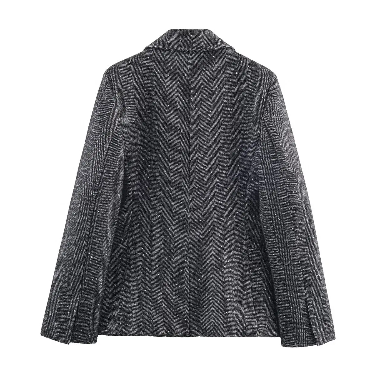 Fashionable Mixed-Fiber Short-Skirt Style Suit Jacket And Pants Set for Women Organic Cotton Knitted  Color Casual Pants