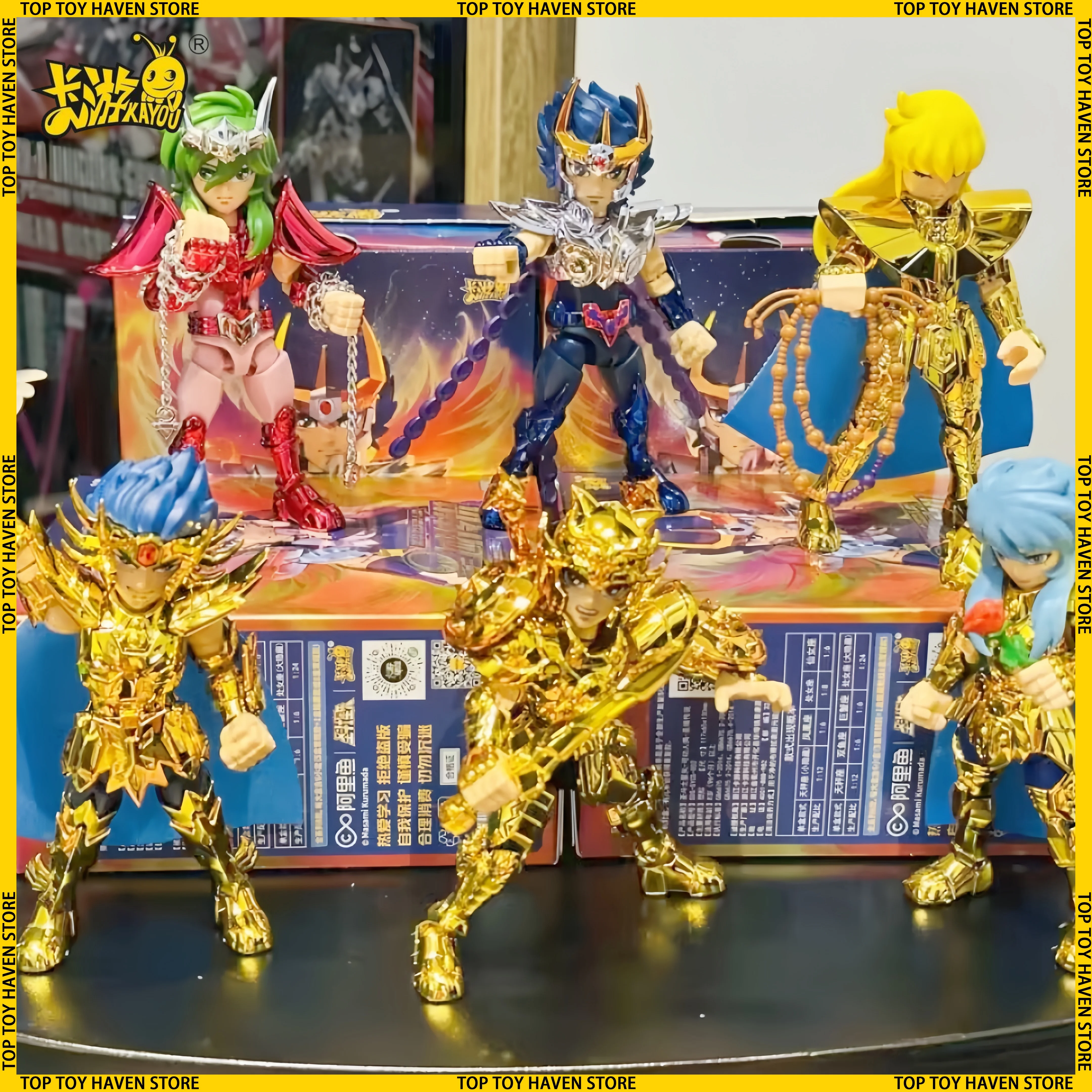 Kayou Saint Seiya Gambar Versi 2 Legend Of The Holy Land Model Boneka Periferal Figur Kayou Langka Mainan Hadiah Hobi Permainan Anime