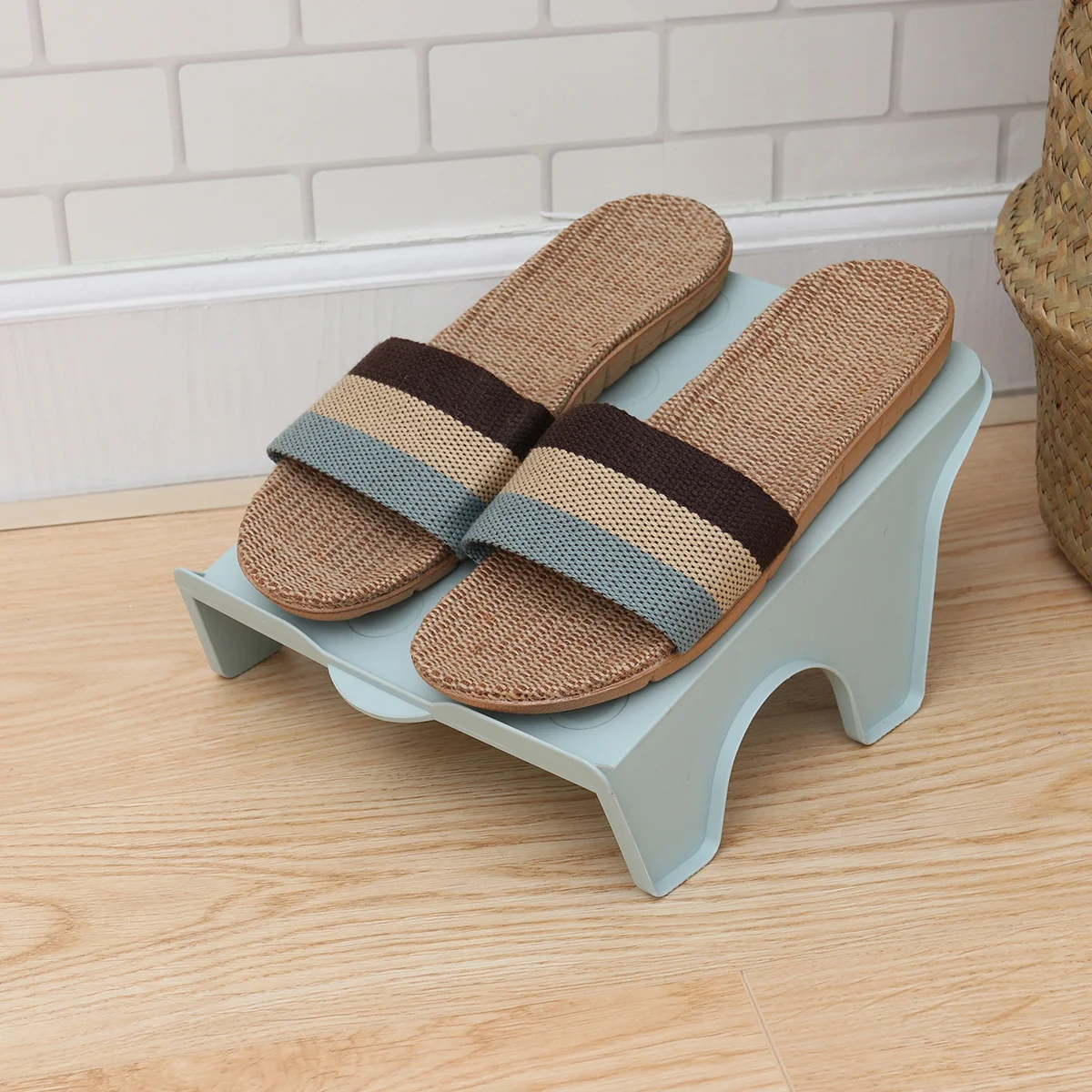 

Double Layer Shoe Rack Holder Integrated Space Saving Organizer for Living Room Office Shoe Holder Racks