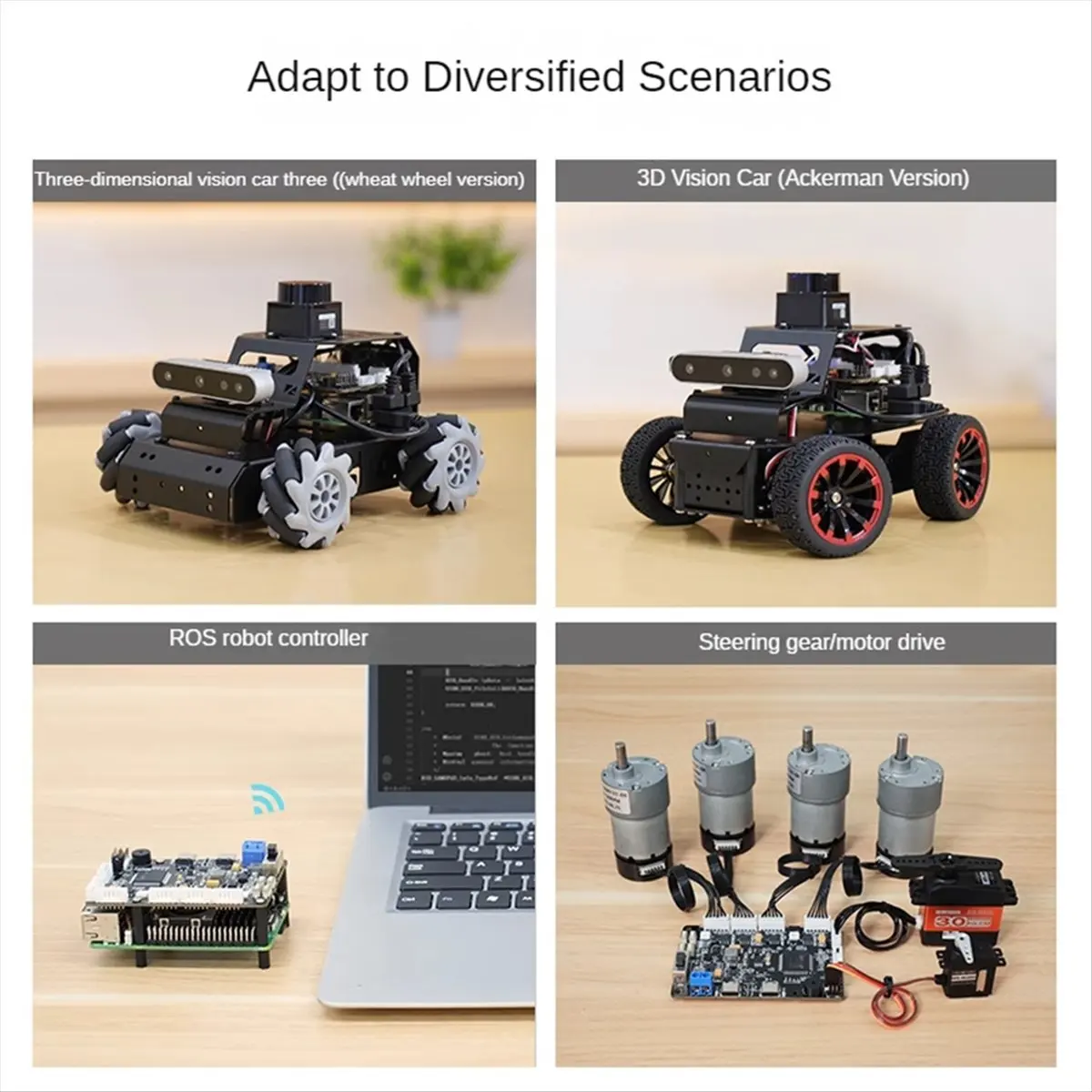 BEST CHOICE）STM32 ROS RRC Lite Controller for 5 Power Protocol Integrated IMU 4-Channel Encoder Motor Servo Robot Ports
