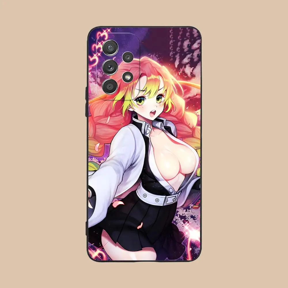 شيطان القاتل ميتسوري قضية الهاتف لسامسونج غالاكسي A73 72 71 70 56 55 54 53 52 36 35 34 23 16 15 5 جرام اللون الغطاء الواقي