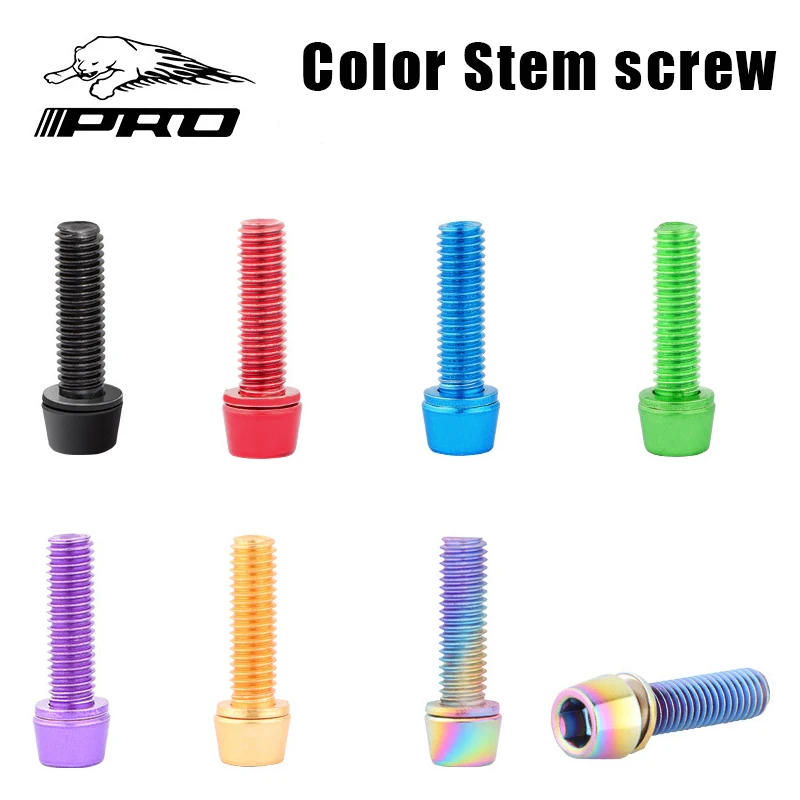 M5x18 Bicycle stem screw stainless Steel bike handlebar stem bolts 6pc road mountain bike stem screws bike handlebar fix bolt