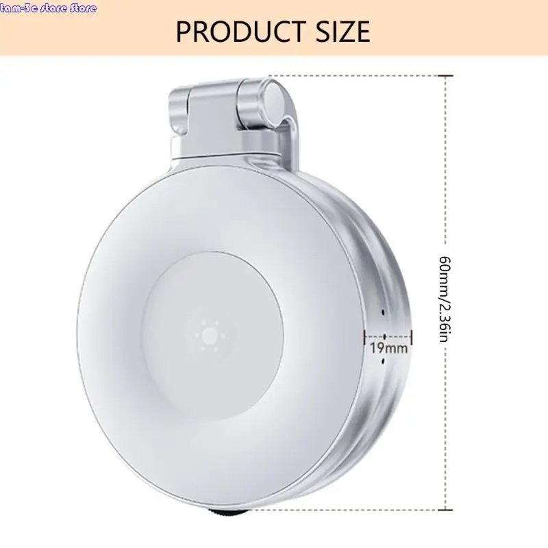 Đèn LED điện thoại D0UA Đèn chiếu sáng với gương 360 độ Xoay Light Selfie có thể điều chỉnh ánh sáng từ tính cho điện thoại 16