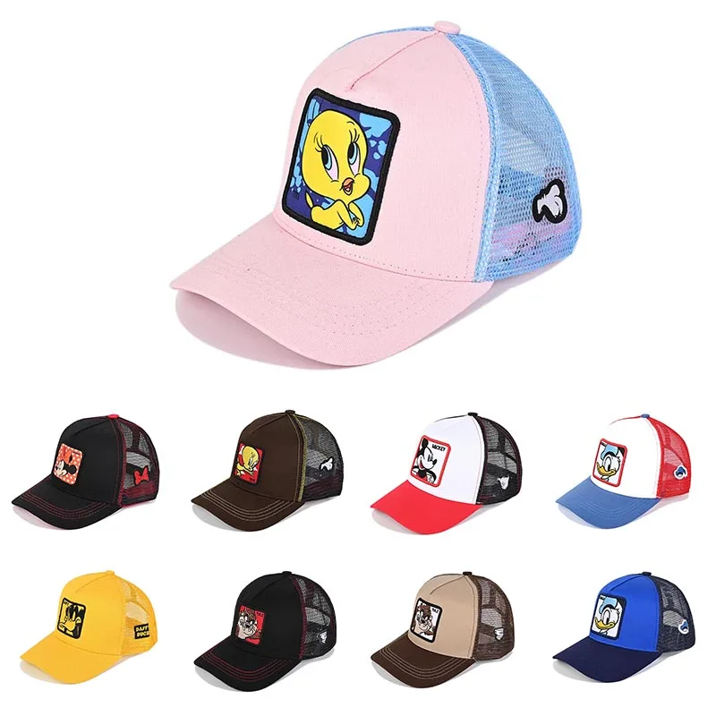 Baseball Cap Cartoon Rabbit Duck Hat Anime Summer Net Hat Trucker Hat Visor Hat