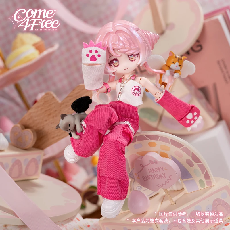Come4free Original Daily Series Doll Clothes 1/12 Simple Sweet Style Bjd Baby Clothes Ob11 Joint Doll Accessories In Stock