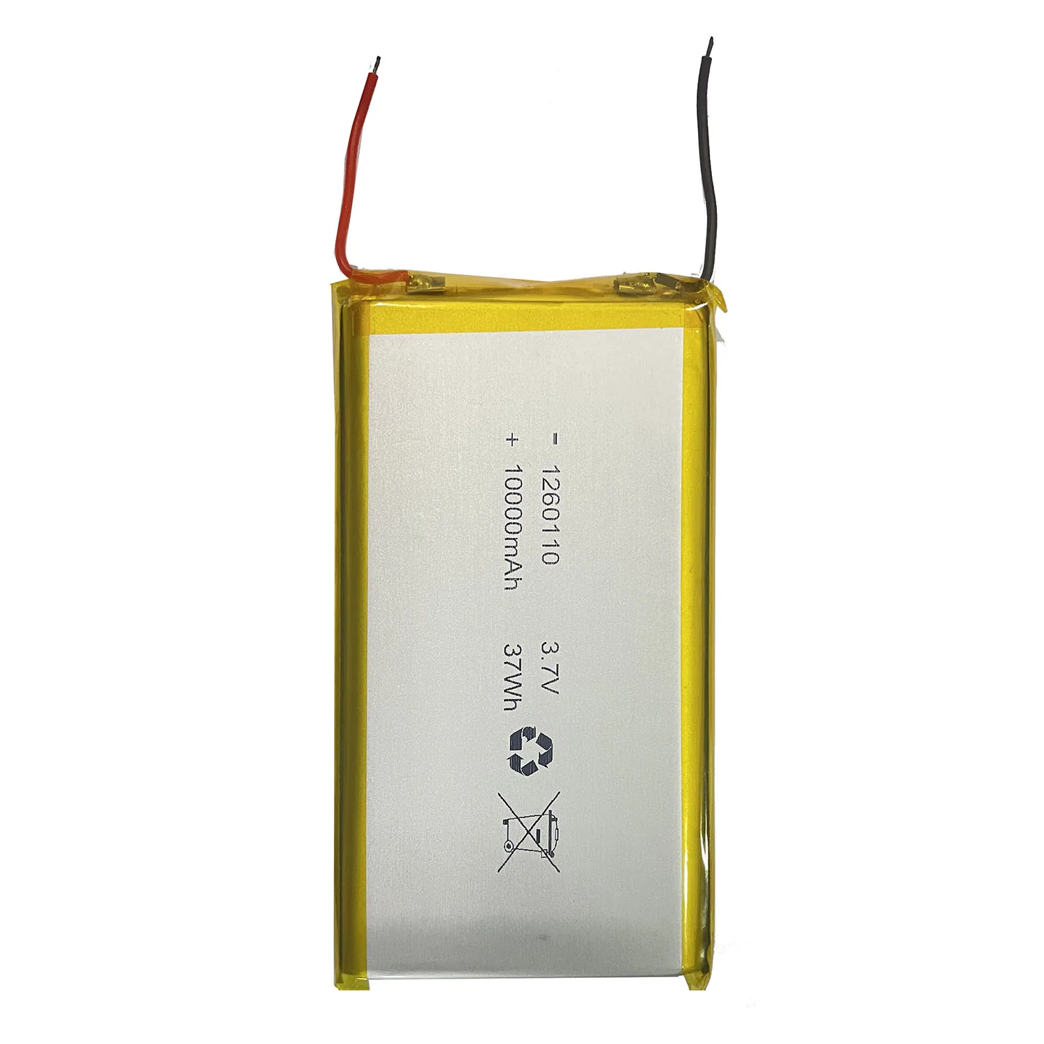 High Qulity 3.7V 10000mAH 1260110 Polymer lithium ion Li-ion Rechargeable battery for TOY POWER BANK GPS Table E-book Batteries