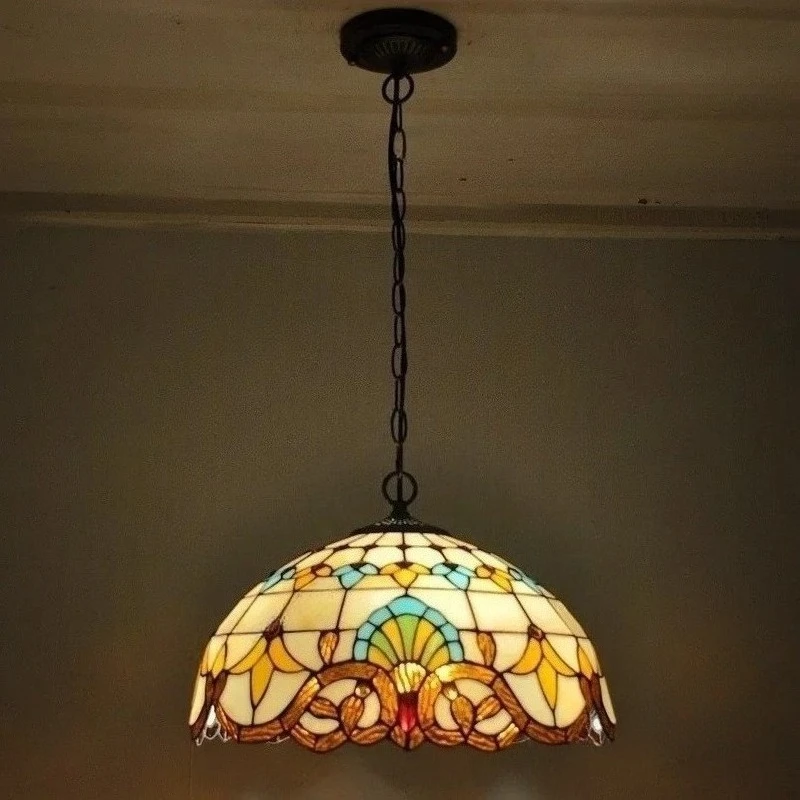 Glass Cafes 16-inch British West Restaurant Chandeliers The Simple European Lighting Bar Antique Table Lamps
